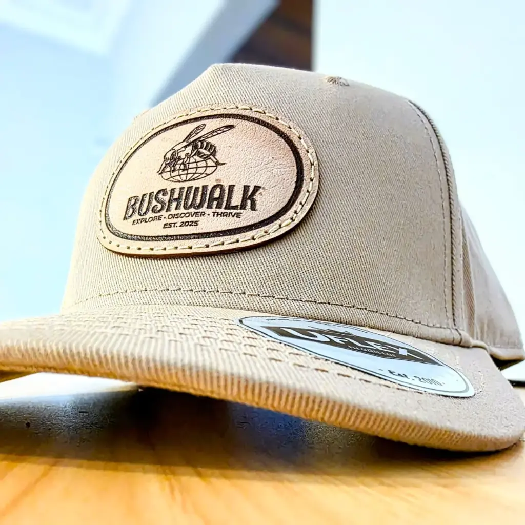 Bushwalk 5 Panel Curved Peak Snapback