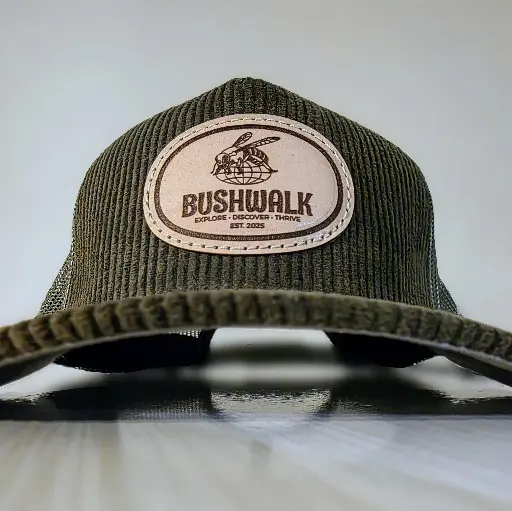 [S06] Bushwalk 5 Panel Corduroy Trucker Cap